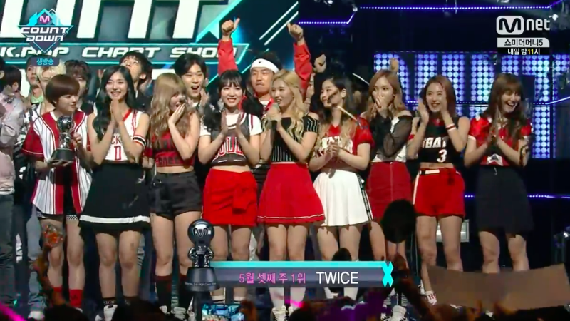 TWICE Grabs 4th Win For “Cheer Up” On “M!Countdown,” Performances By Tiffany, AOA, SEVENTEEN, And More TWICE Grabs 4th Win For “Cheer Up” On “M!Countdown,” Performances By Tiffany, AOA, SEVENTEEN, And More