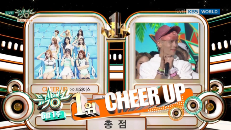 Watch: TWICE Gets 10th Win With “Cheer Up,” Performances From EXID, FIESTAR, KNK, And More On “Music Bank” Watch: TWICE Gets 10th Win With “Cheer Up,” Performances From EXID, FIESTAR, KNK, And More On “Music Bank”