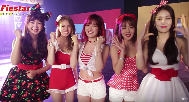 Go Behind The Scenes With FIESTAR On The “Apple Pie” MV Set Go Behind The Scenes With FIESTAR On The “Apple Pie” MV Set