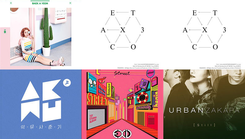 Weekly K-Pop Music Chart 2016 – June Week 4 Weekly K-Pop Music Chart 2016 – June Week 4