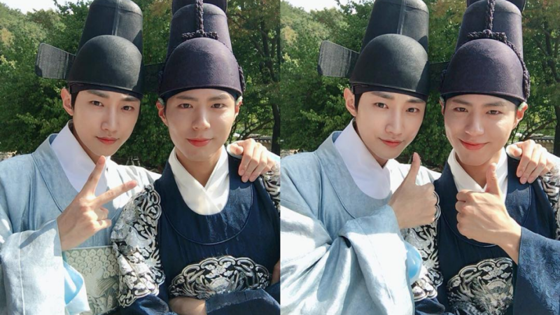 B1A4’s Jinyoung And Park Bo Gum Are Friendship Goals Personified On Set B1A4’s Jinyoung And Park Bo Gum Are Friendship Goals Personified On Set