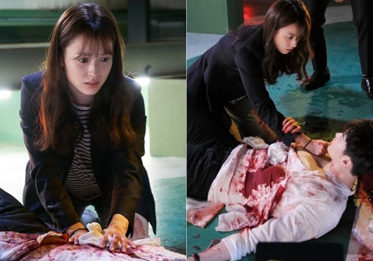 El primer encuentro lleno de sangre entre Lee Jong Suk y Han Hyo Joo aumenta la anticipación para “W”