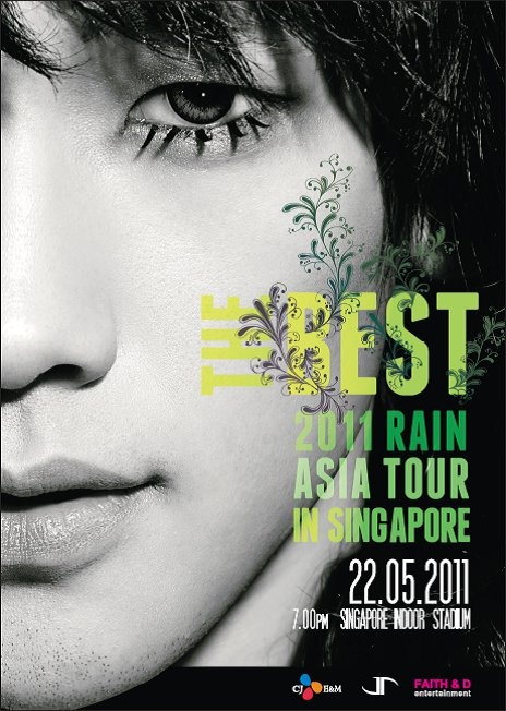 Rain Returns to Singapore for The Best 2011 Rain Asia Tour