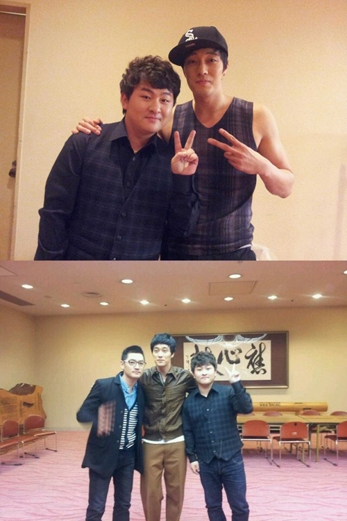 Huh Gak Meets So Ji Sub and Bobby Kim in Japan