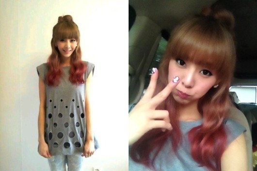 G.NA’s “Lady Gaga-esque” Ribbon Hair