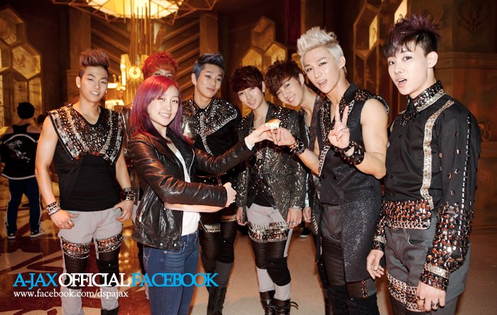 Kara’s Nicole Makes a Surprise Visit to A-JAX’s Music Video Set