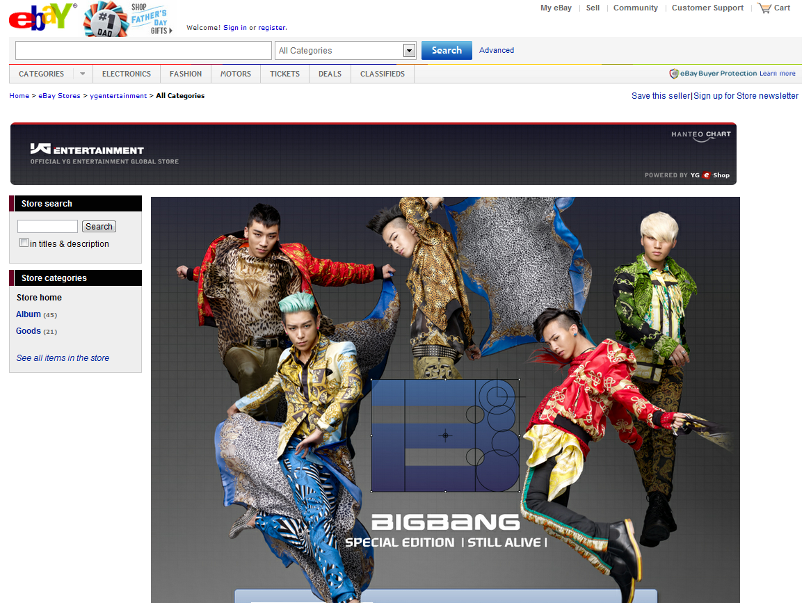 YG Opens Official eBay Store with Big Bang’s “Still Alive”