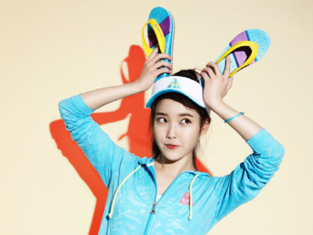 IU as a Summer Fairy for Le Coq Sportif