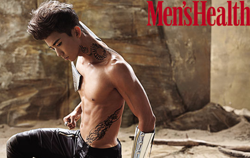 2PM’s Wooyoung Awarded Best Cover Model for “Men’s Health”