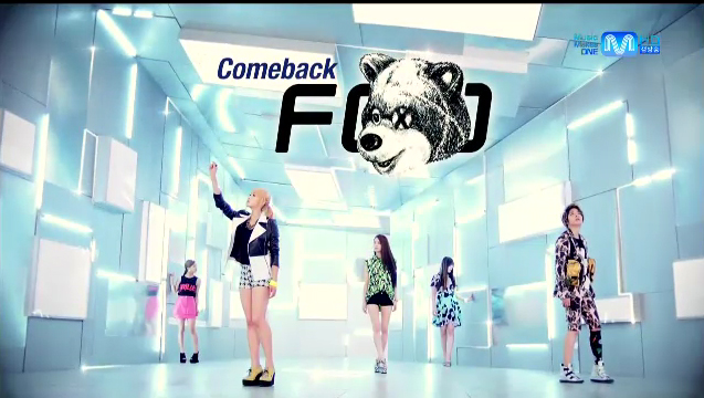 f(x) Makes Their First Comeback Performance of “Electric Shock” on M!Countdown