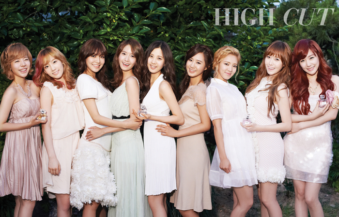 Girls’ Generation Become “Fairies in the Woods” for High Cut Magazine