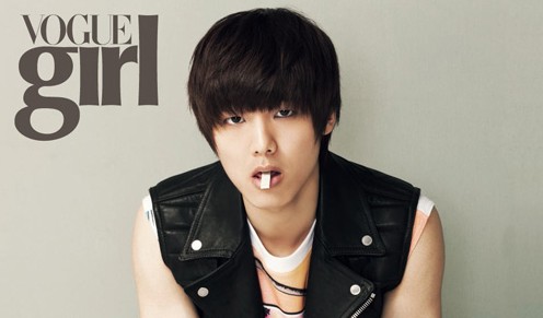 CN Blue’s Kang Min Hyuk Turns into a Bad Boy for “Vogue Girl”