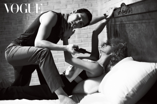 Kim Hye Soo and Lee Jung Jae in Sexy Photo Shoot for “Vogue Korea”