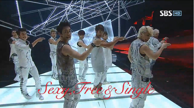 Super Junior Performs “Sexy, Free and Single” on Inkigayo