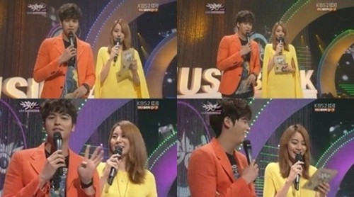 Uee Makes Mistakes in Her “Music Bank” MC Role