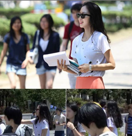 Han Ye Seul Spotted at Yonsei University?