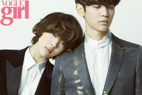 “To the Beautiful You’s” Sulli and Minho Pose for “Vogue Girl”