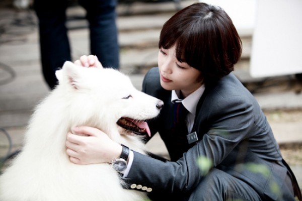 Still Photos of Sulli with a Dog from “To the Beautiful You” Revealed