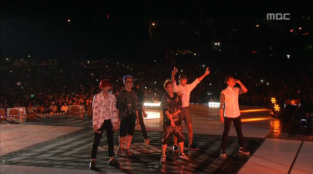 BEAST Performs “Beautiful Night” on Music Core