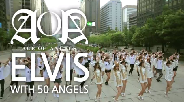 AOA Reveals Video of Their Flashmob Events