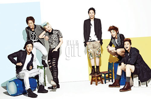 B.A.P Shows Energy and Charisma through Elle Girl Pictorial