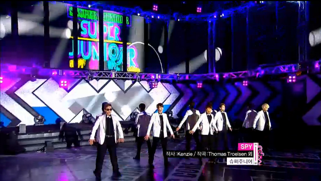 Super Junior Performs “SPY” on Music Core