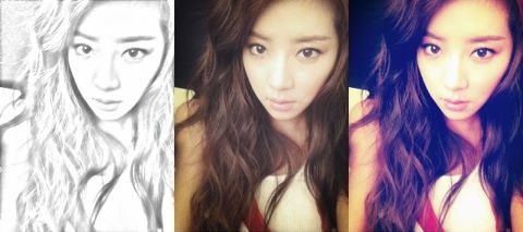 Park Han Byul Flaunts Perfect V-Line With SelCa Set