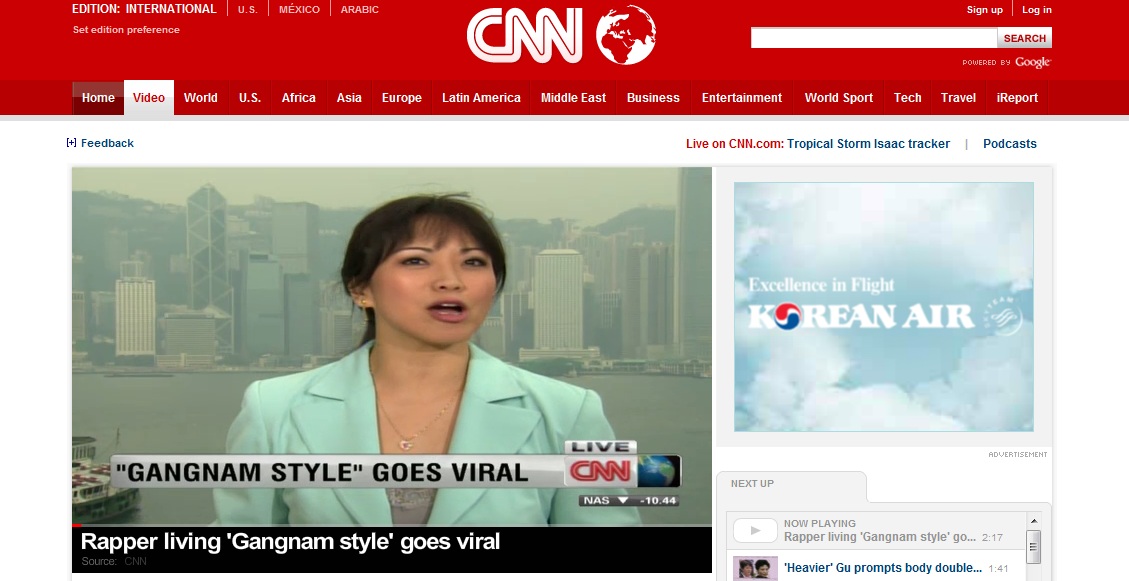 Top 5 U.S. Media Coverage of PSY’s “Gangnam Style”