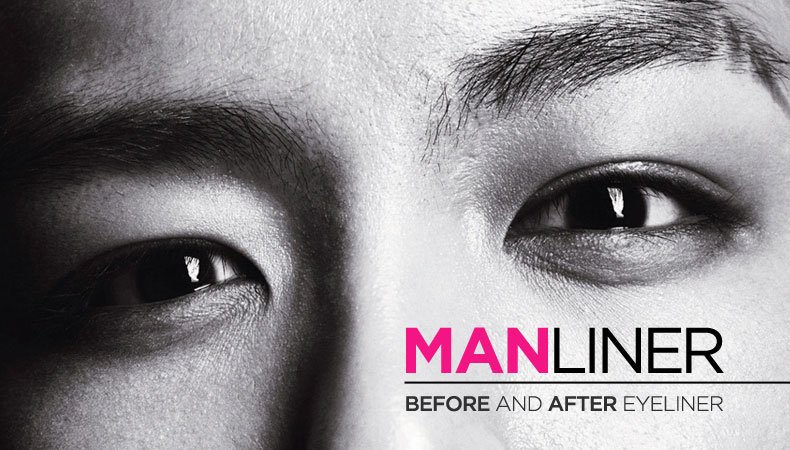 Male Idols: Before and After Manliners