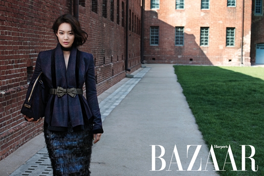 Ravishing Beauty Shin Min Ah Smoulders In “Harper’s Bazaar”