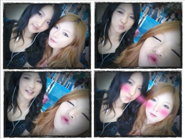 Nam Ji Hyun and HyunA Update Fans from Macao with Selcas