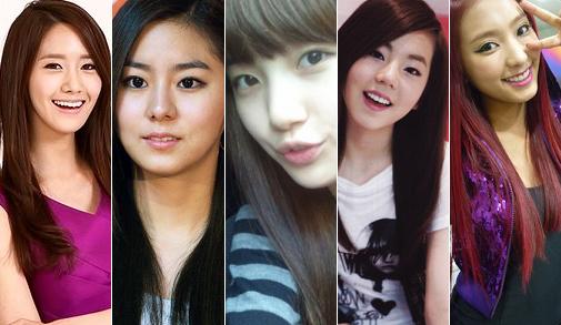 Girls’ Generation’s YoonA and miss A’s Suzy Tied for #1 Spot on “Girl Group Beauty Hierarchy”