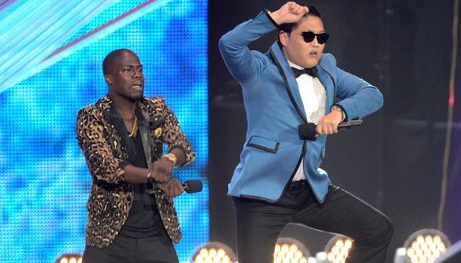 Psy Performs Horse Dance of “Gangnam Style” at MTV VMA in front of 600 Million