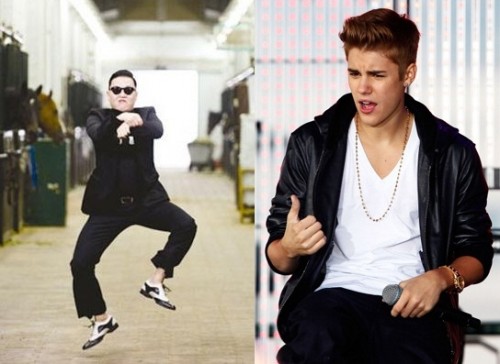 Psy and Justin Bieber Exchange Friendly Tweets