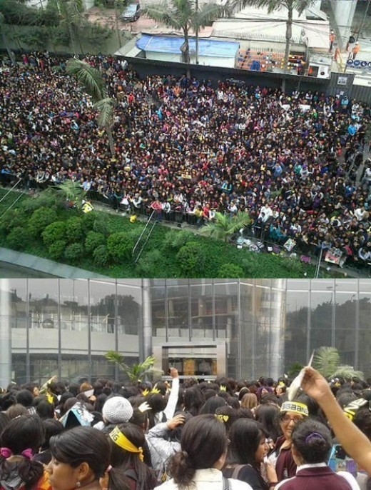 Big Bang’s Fans Paralyze the Streets in Peru Soompi