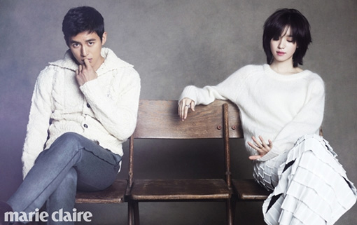 Go Soo and Han Hyo Joo Are a Lovely Couple for “Marie Claire”