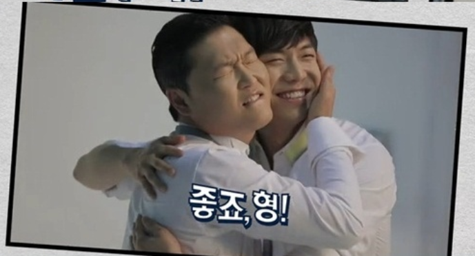 Top CF Models Lee Seung Gi and PSY Appear Together in Samsung CF