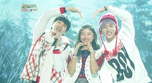 Child Actress Kim Yoo Jung And B1A4 Perform Couple Dance