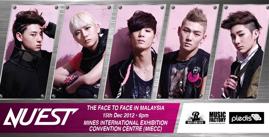 NU’EST to Hold “The Face to Face in Malaysia” Fan Meeting on December 15