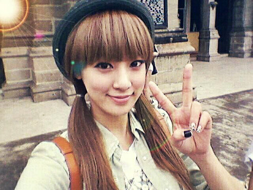 After School’s Jooyeon Shows Off Her Striking Eyes on Her Selca