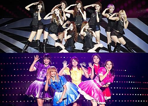 K-Pop Group Rankings on Oricon 2012 Album Chart