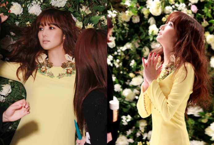 Park Min Young Looks Gorgeous in BTS Photos from ELLE Charity Photoshoot