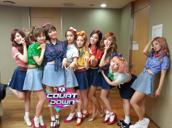 Girls’ Generation Makes Their Comeback Performances on M!Countdown