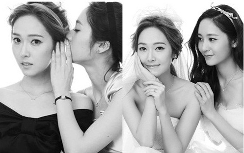 Jessica and Krystal Together for a Wedding Photoshoot