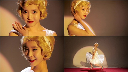 IU Transforms Into Marilyn Monroe