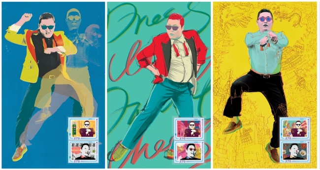 PSY’s Postal Stamps to Be Released on February 18!