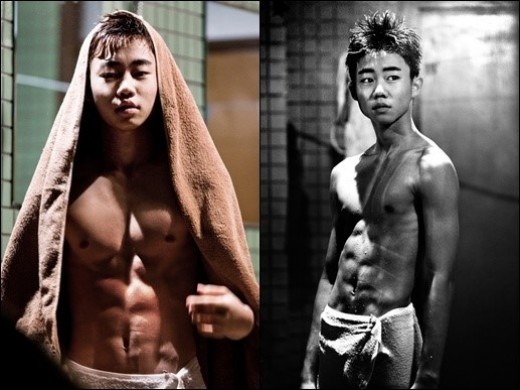 Child Actor Park Ji Bin Has An 8 Pack?