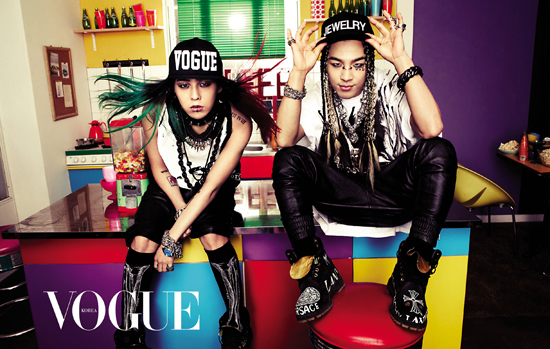 G-Dragon and Taeyang Are Quirky and Colorful for “Vogue Korea”