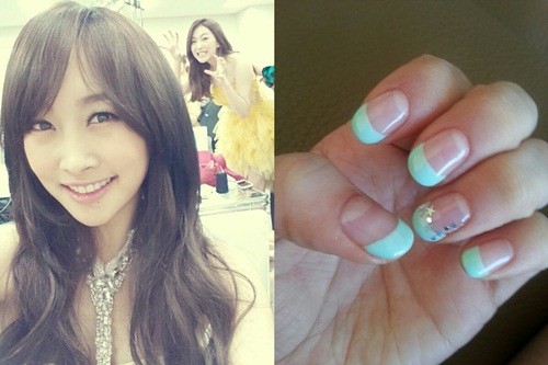 Kara’s Nicole Shows Off Her New Bling Bling Nail Art
