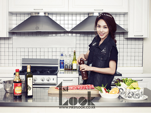 miss A’s Fei As a Master Chef for “1st Look”